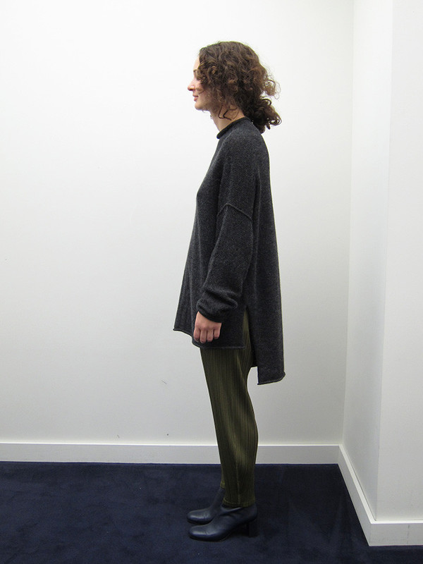 Oversized Rollneck, Dark Charcoal Oversized Rollneck, Dark Charcoal