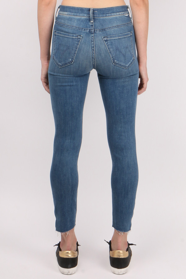 Mother Denim Stunner Ankle Step Fray Mother Denim Stunner Ankle Step Fray