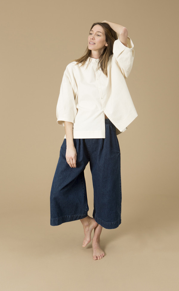 Ilana Kohn Marion Shirt, Navy Ilana Kohn Marion Shirt, Navy
