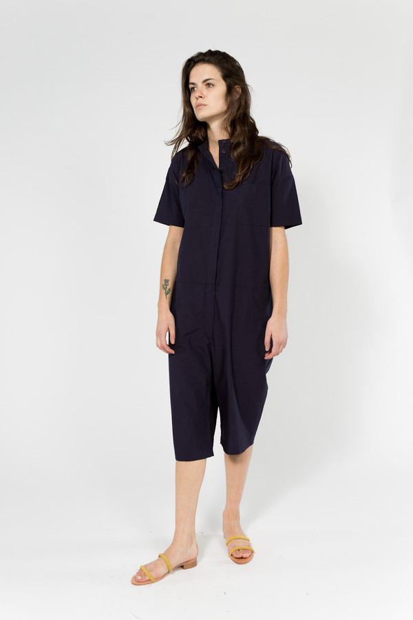 Studio Nicholson Ryo Wide Leg Playsuit Studio Nicholson Ryo Wide Leg Playsuit