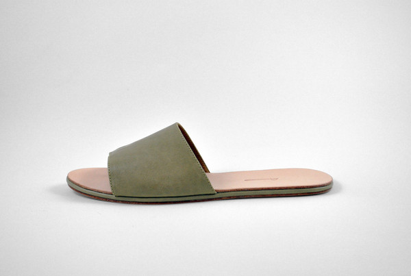 The Palatines Shoes caelum slide sandal - olive The Palatines Shoes caelum slide sandal - olive