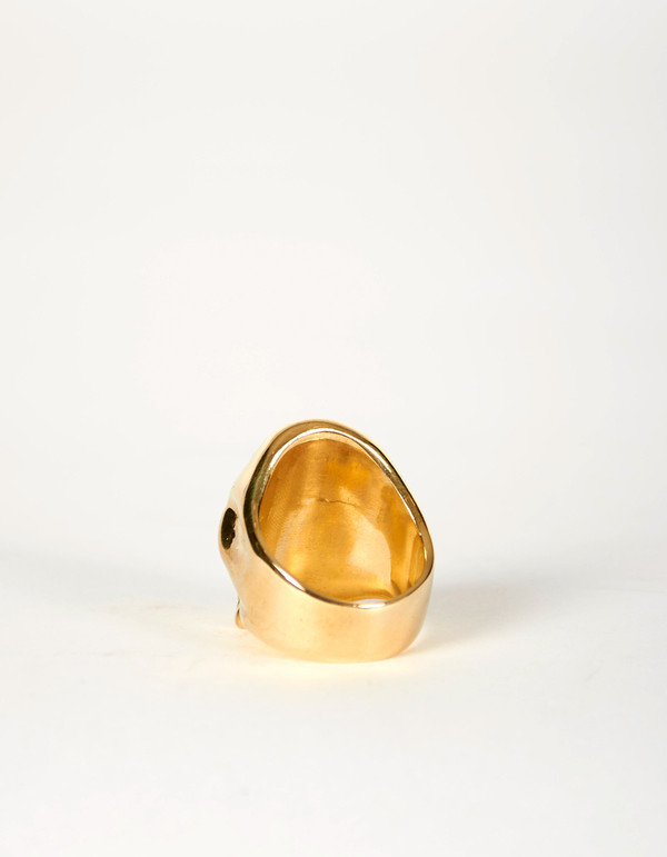 Jon Swinamer Skull Ring Bronze Jon Swinamer Skull Ring Bronze