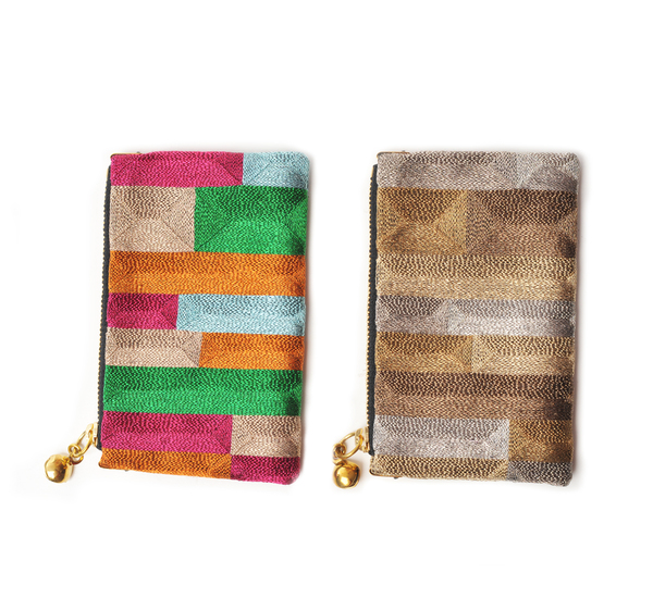 Anne Grand-Clément Tetris Multicolor Extra Small Pouch Anne Grand-Clément Tetris Multicolor Extra Small Pouch