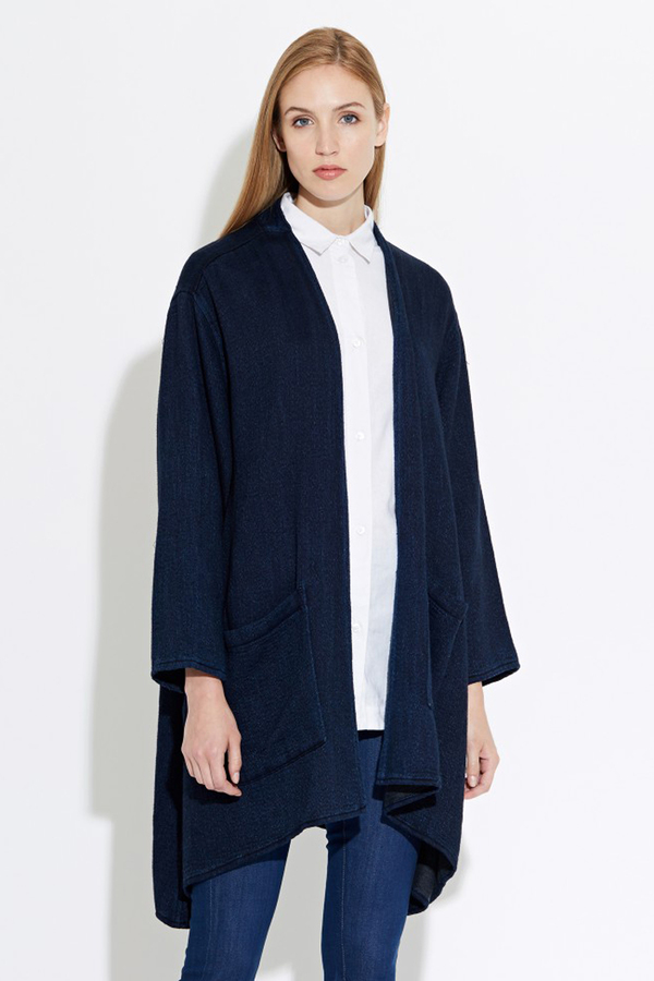 WAVEN Eva Kimono Jacket - Valentini Blue WAVEN Eva Kimono Jacket - Valentini Blue