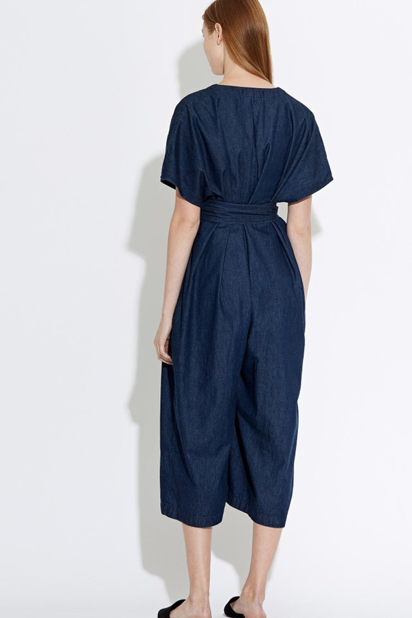 WAVEN Caaren Denim Jumpsuit- Rinse Blue WAVEN Caaren Denim Jumpsuit- Rinse Blue