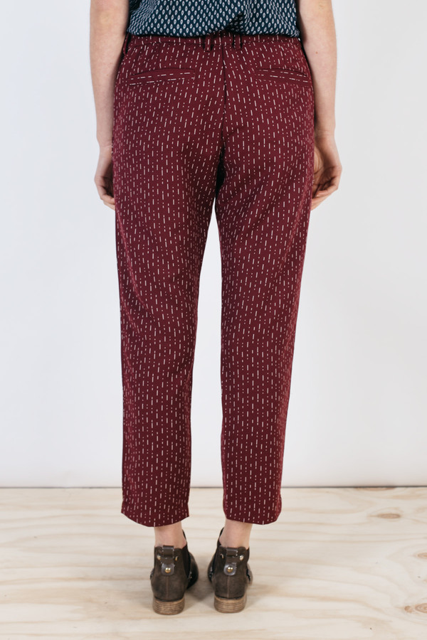 Bridge & Burn Ellis Burgundy Stripe Bridge & Burn Ellis Burgundy Stripe