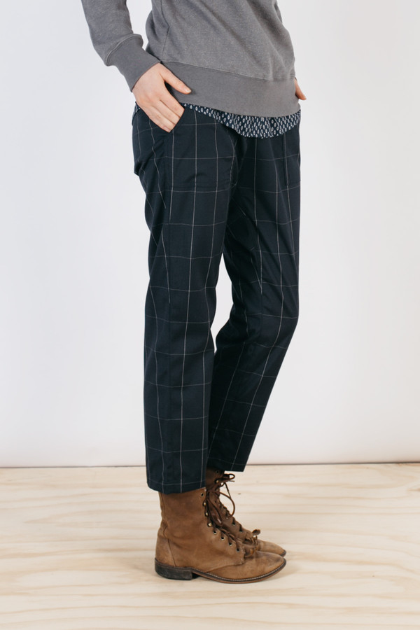 Bridge & Burn Ellis Navy Grid Bridge & Burn Ellis Navy Grid
