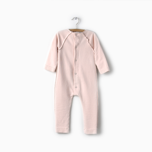 Andorine Pink Fleece Jumpsuit Andorine Pink Fleece Jumpsuit