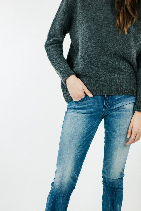 Objects without Meaning Mock Neck Sweater - Grey Objects without Meaning Mock Neck Sweater - Grey