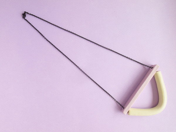 YYY bent half moon necklace YYY bent half moon necklace