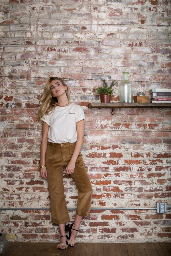 BETWEEN TEN Manhattan Trouser - Brown Corduroy BETWEEN TEN Manhattan Trouser - Brown Corduroy