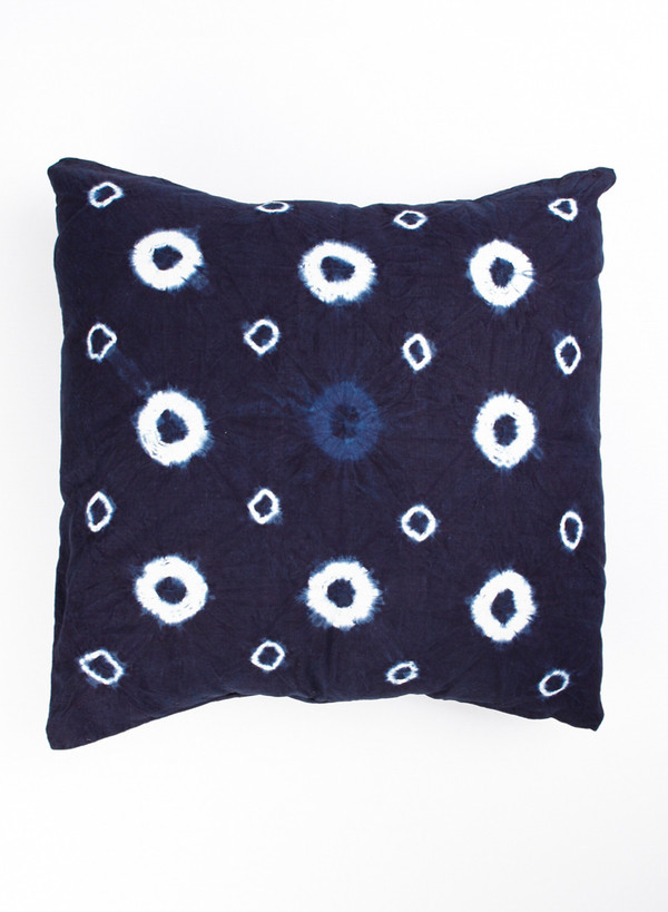 MAPLE Indigo Dyed Cushion Pattern B MAPLE Indigo Dyed Cushion Pattern B