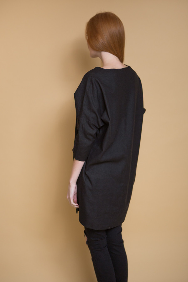Ali Golden Kimono Tunic - Black Ali Golden Kimono Tunic - Black