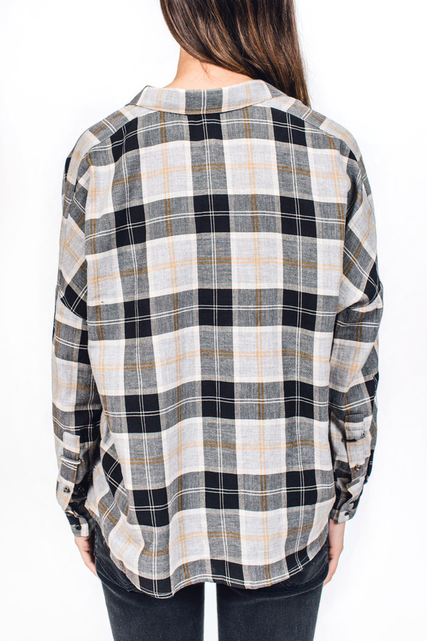 Sessun Delima Shirt Black Plaid Sessun Delima Shirt Black Plaid