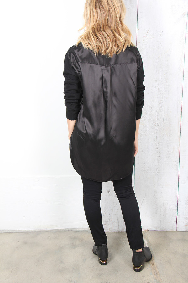 ALEXANDER WANG MERINO COMBO PULLOVER ALEXANDER WANG MERINO COMBO PULLOVER
