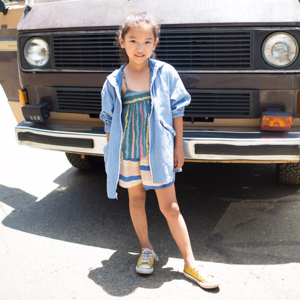 nico nico Benatar Short Peach Stripe nico nico Benatar Short Peach Stripe