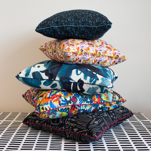 Electra Eggleston HAVANA AZUL 22" PILLOW Electra Eggleston HAVANA AZUL 22" PILLOW