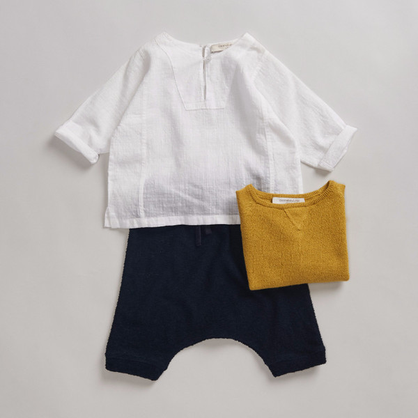 Caramel Baby & Child Chicori Baby Pant Navy Fleece Caramel Baby & Child Chicori Baby Pant Navy Fleece