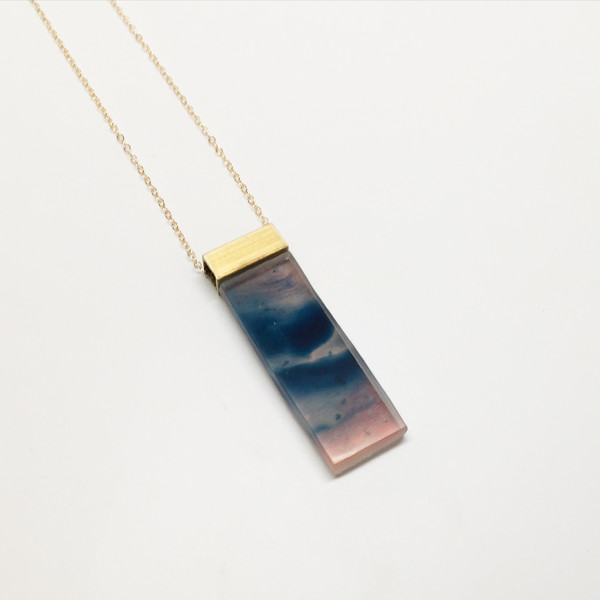 Painted Pendant Necklace Painted Pendant Necklace