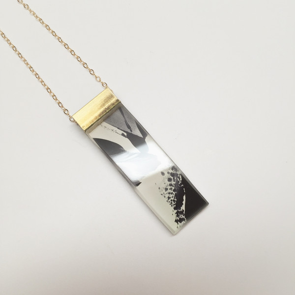 Mary Mooney Painted Pendant Necklace Mary Mooney Painted Pendant Necklace