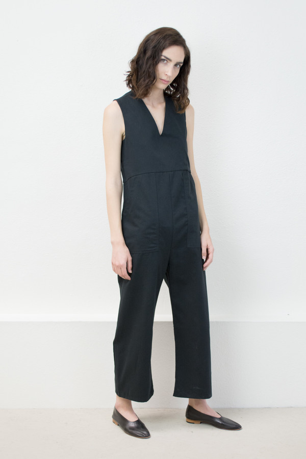 Micaela Greg Black Utility Jumpsuit Micaela Greg Black Utility Jumpsuit