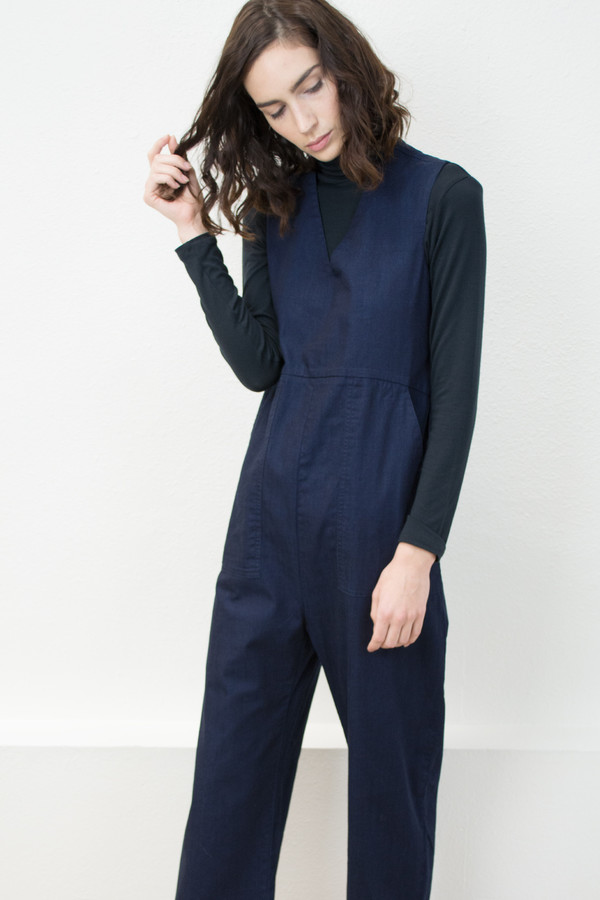 Micaela Greg Denim Utility Jumpsuit Micaela Greg Denim Utility Jumpsuit
