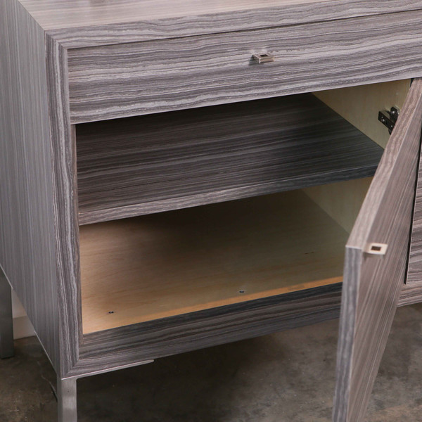 ALEX DREW & NO ONE Zebrano Credenza ALEX DREW & NO ONE Zebrano Credenza