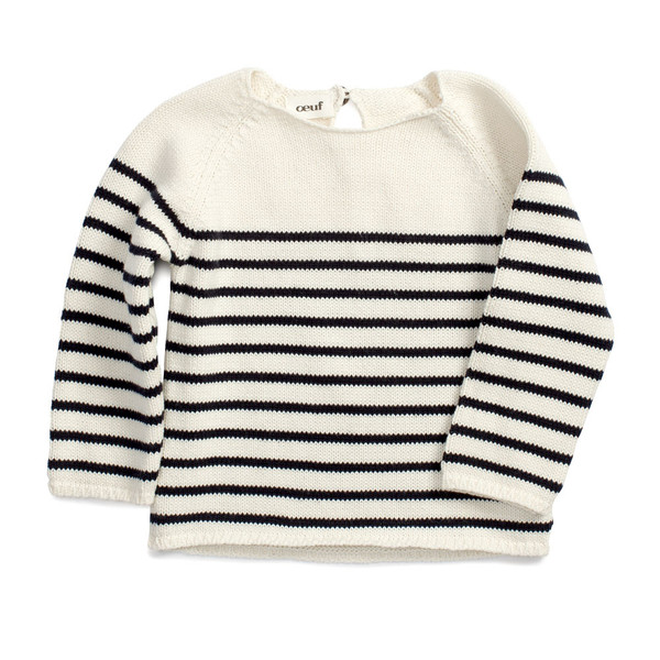 Oeuf Stripe Sweater Navy Stripe Oeuf Stripe Sweater Navy Stripe
