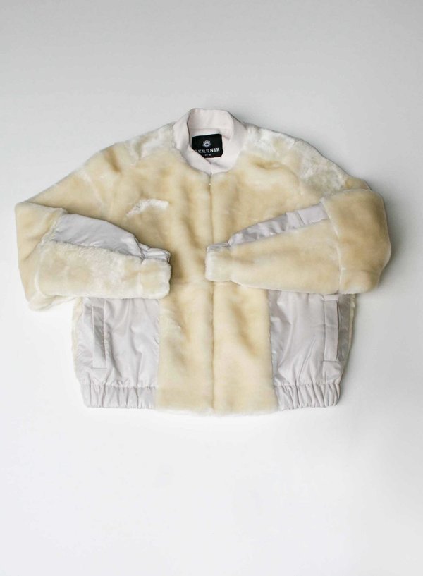 Berenik WHITE FUR SPORT JUMPER Berenik WHITE FUR SPORT JUMPER