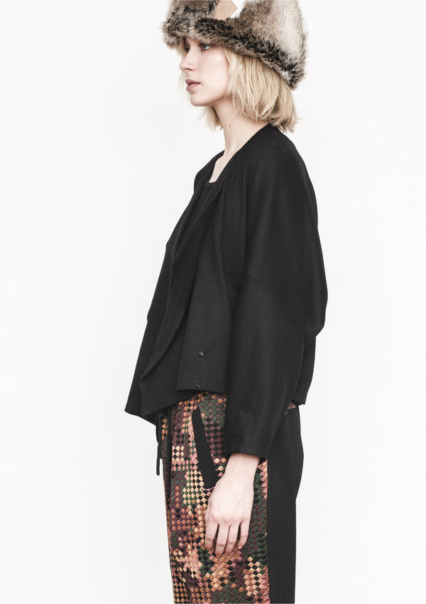 Berenik Cardigan - Short Dark Grey Berenik Cardigan - Short Dark Grey