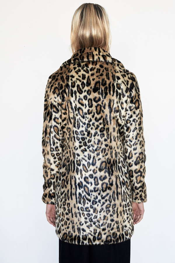 Goosecraft Faux Fur Coat - Panther Goosecraft Faux Fur Coat - Panther