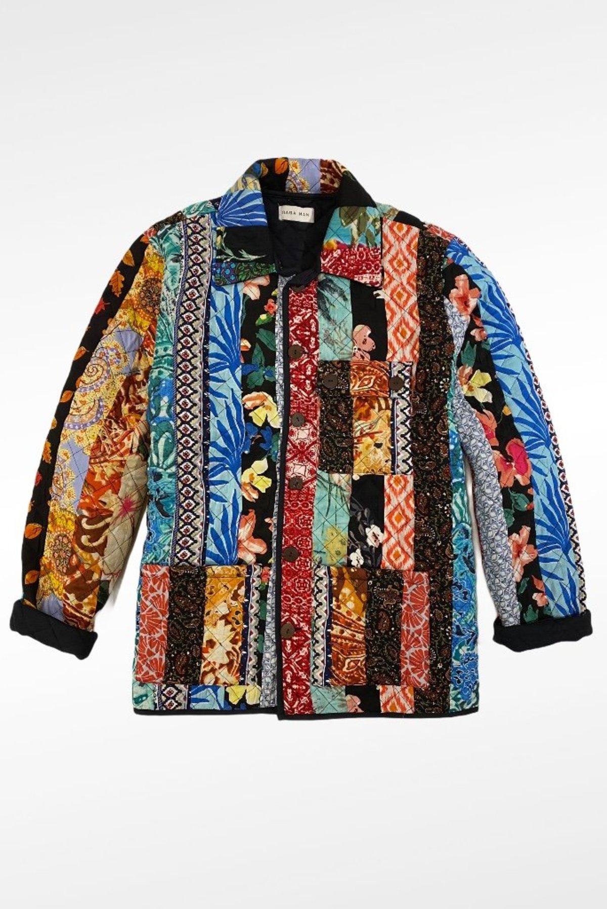 RAGA MAN QUILTED PATCHWORK JACKET 