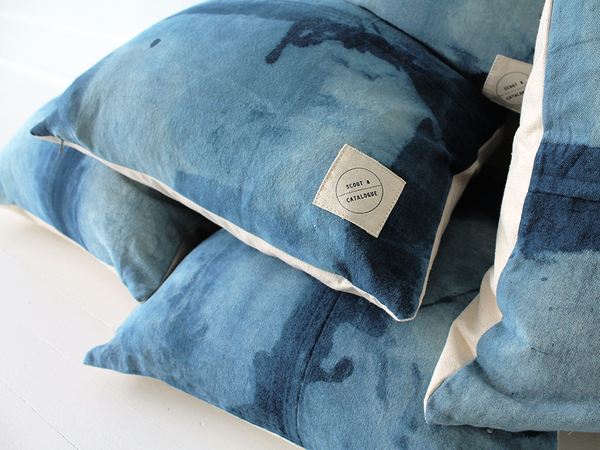 Scout & Catalogue CASA BONITA CUSHION - INDIGO SWELL Scout & Catalogue CASA BONITA CUSHION - INDIGO SWELL