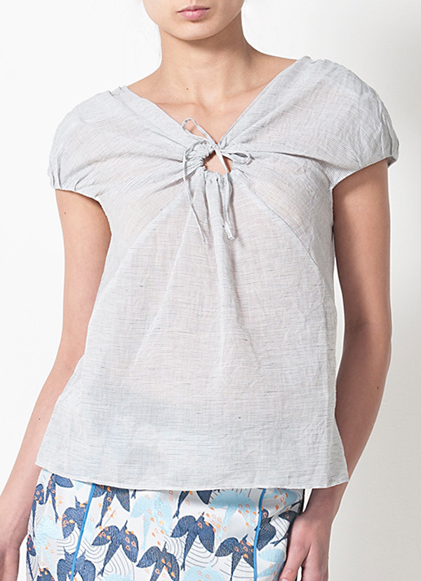COTELAC "MICRO RAYURES" Blouse COTELAC "MICRO RAYURES" Blouse