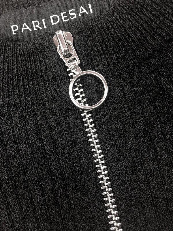 Pari Desai Tiff Zip Sweater Bodysuit Pari Desai Tiff Zip Sweater Bodysuit