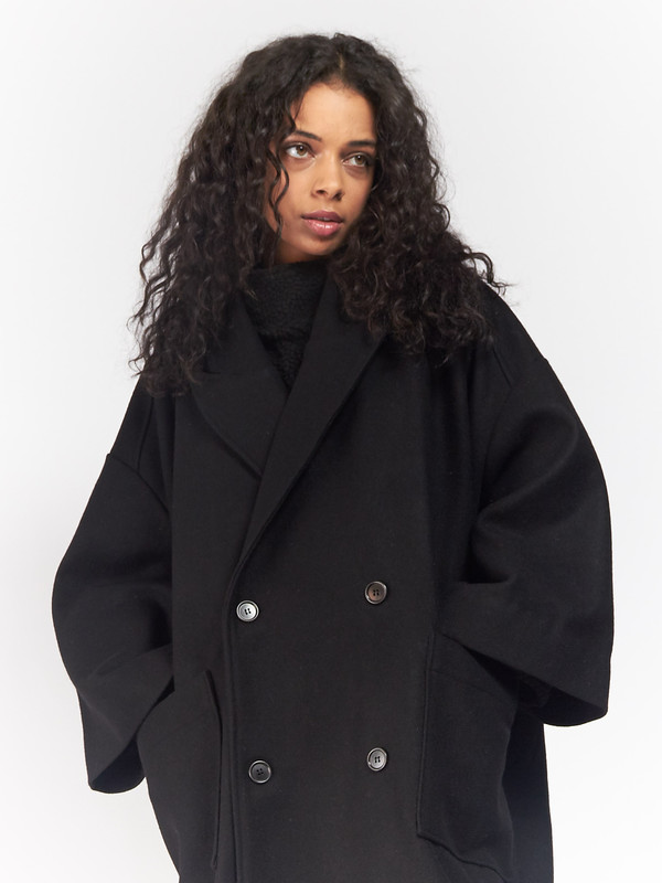 Unisex Henrik Vibskov Last Coat Black Unisex Henrik Vibskov Last Coat Black