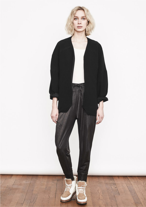 Berenik Jumper-Patchwork Black Shiny/Matt Berenik Jumper-Patchwork Black Shiny/Matt