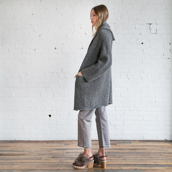 Lauren Manoogian Capote Coat Charcoal - SOLD OUT Lauren Manoogian Capote Coat Charcoal - SOLD OUT