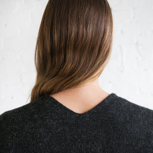 Lauren Manoogian Wide Cardigan Dark Charcoal -SOLD OUT Lauren Manoogian Wide Cardigan Dark Charcoal -SOLD OUT