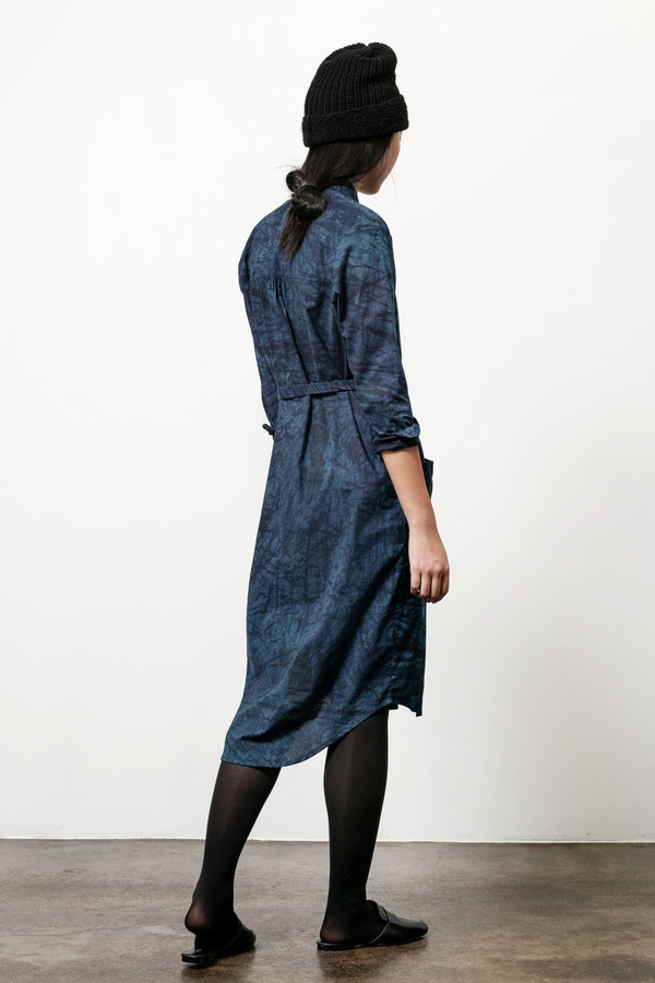 Osei-Duro Causa Dress in Natural Indigo Osei-Duro Causa Dress in Natural Indigo