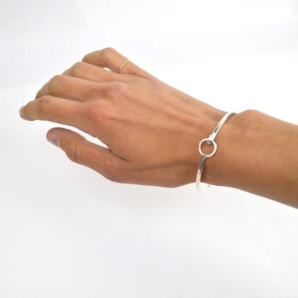 machete pocket knife NAL BANGLE - STERLING SILVER / BRASS machete pocket knife NAL BANGLE - STERLING SILVER / BRASS