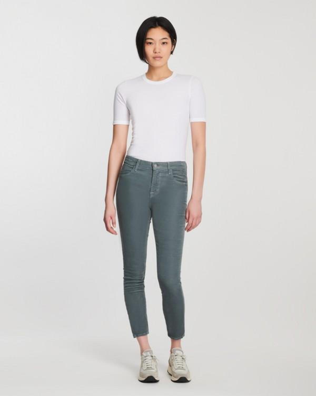 J Brand Alana High Rise Crop Skinny Cord Jeans - Energy | Garmentory