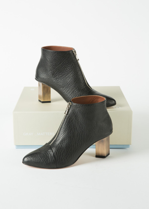GRAY MATTERS Monika Front Zip Bootie GRAY MATTERS Monika Front Zip Bootie