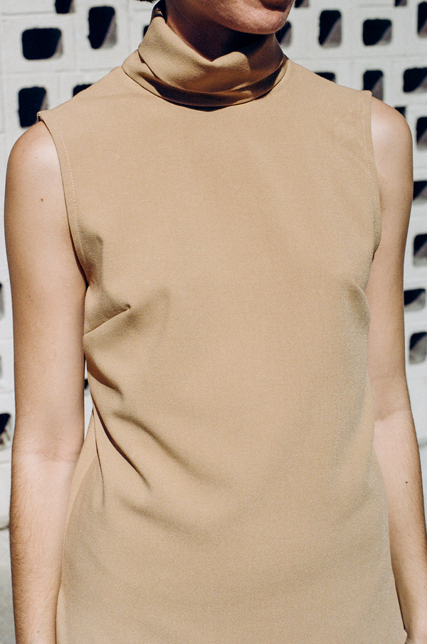Jesse Kamm Stack Top - camel Jesse Kamm Stack Top - camel