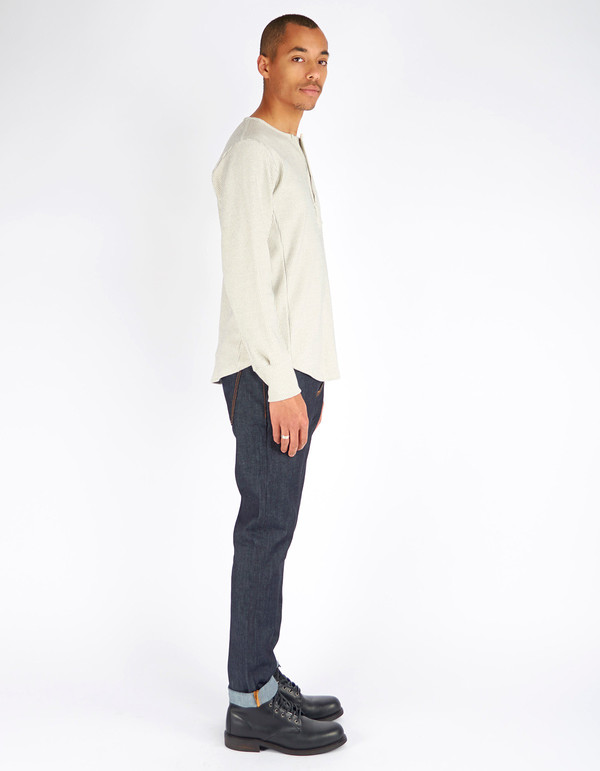 Men's 18 Waits Hobo Henley Pinstripe Men's 18 Waits Hobo Henley Pinstripe