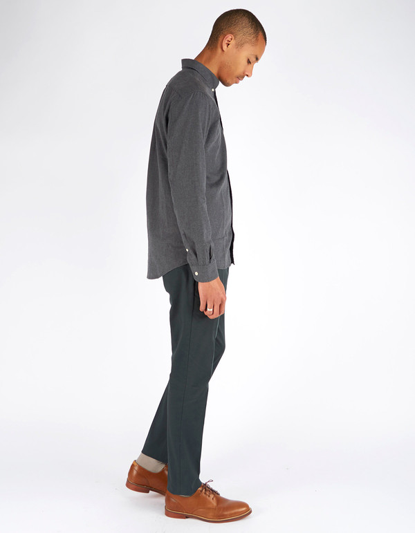 Men's No Nationality New Derek LS Flannel Shirt Slate Men's No Nationality New Derek LS Flannel Shirt Slate