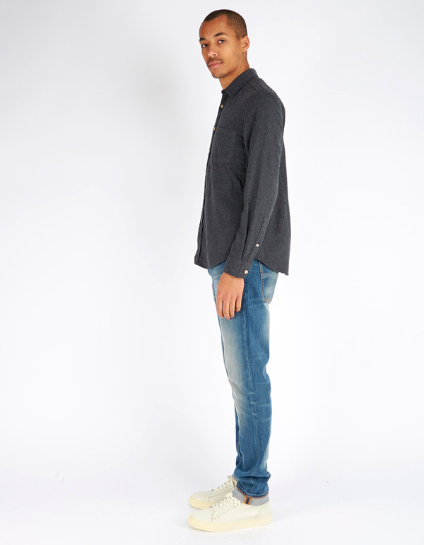 Portuguese Flannel Teca Shirt Grey Portuguese Flannel Teca Shirt Grey
