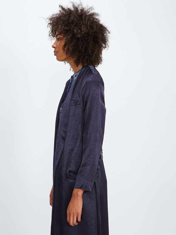 Nikki Chasin MORETTI ROBE JACKET / NAVY BLUE Nikki Chasin MORETTI ROBE JACKET / NAVY BLUE