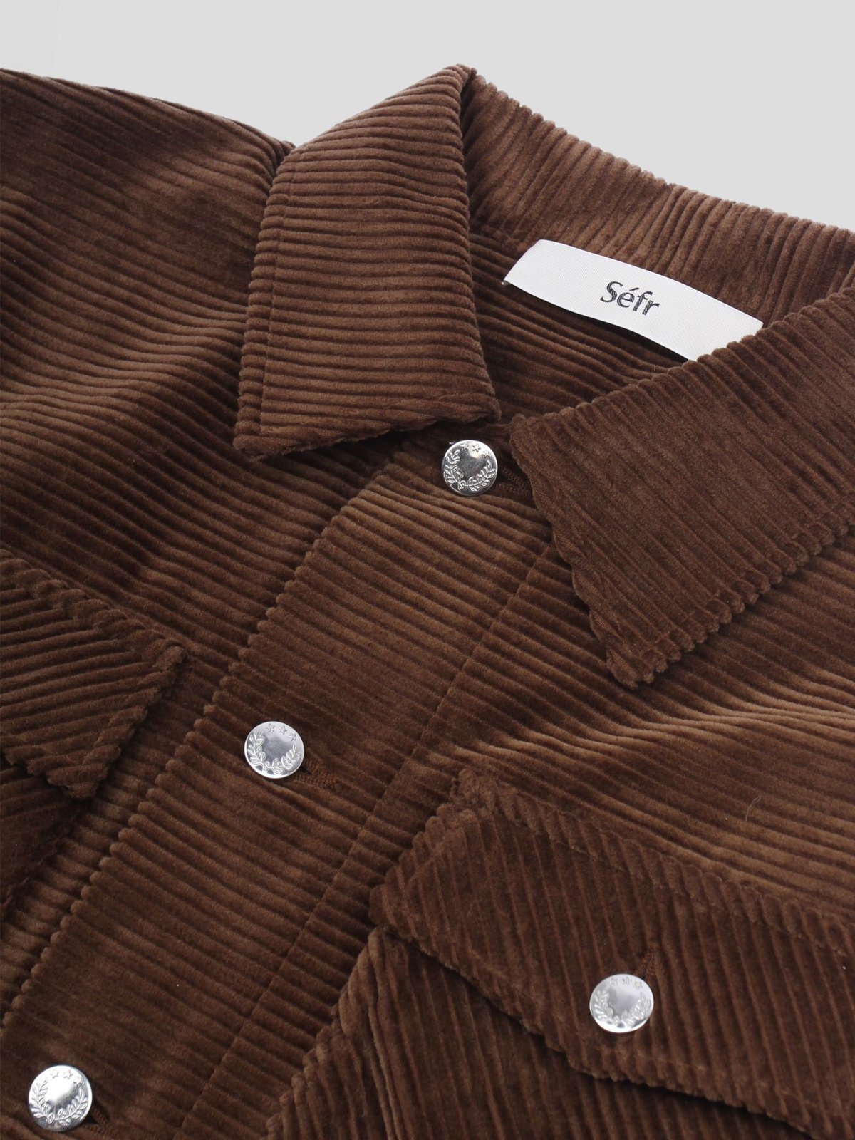 Sefr Eric Jean Jacket - Chocolate Brown 