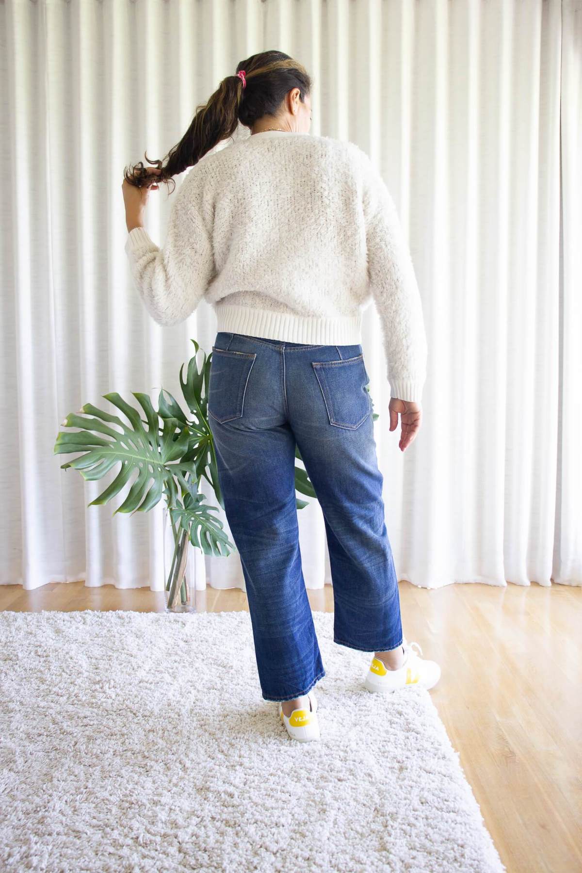 Alex Mill Binky Cardigan in Ivory 